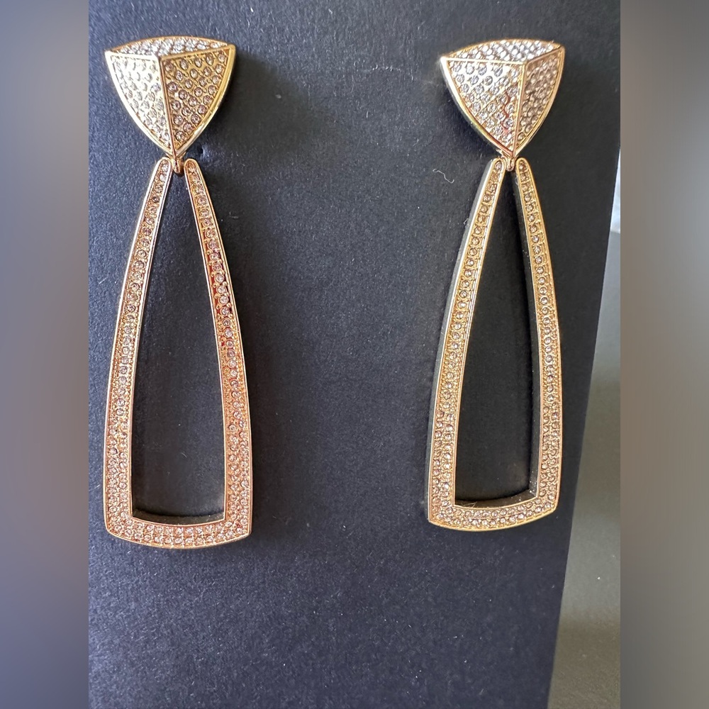 House of Harlow, Meso door knocker pierced earrings